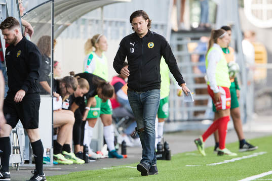 Hammarbys tränare Isak Dahlin