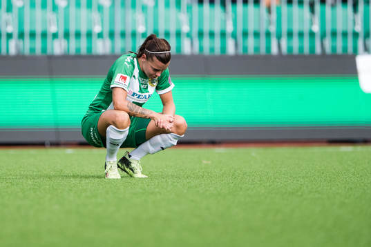Hammarbys Amanda Johansson deppar