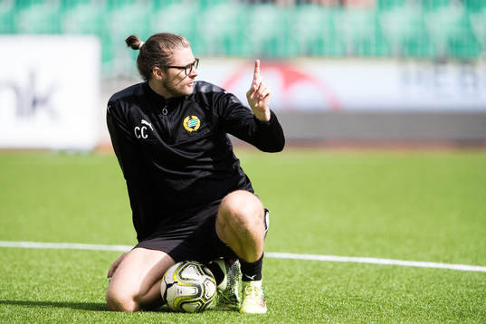 Hammarbys målvaktstränare Christoffer Cylvén