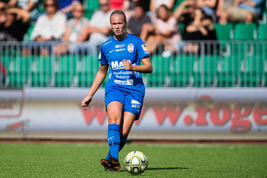 Eskilstunas Matilda Plan med bollen