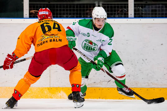 Rögles Nils Höglander och Langnaus Benjamin Neukom