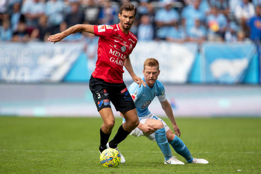Trelleborgs Sebastian Ohlsson och Malmö FFs Anders