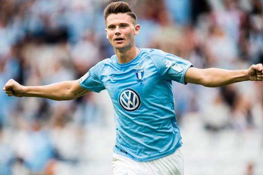 Malmö FFs Marcus Antonsson jublar