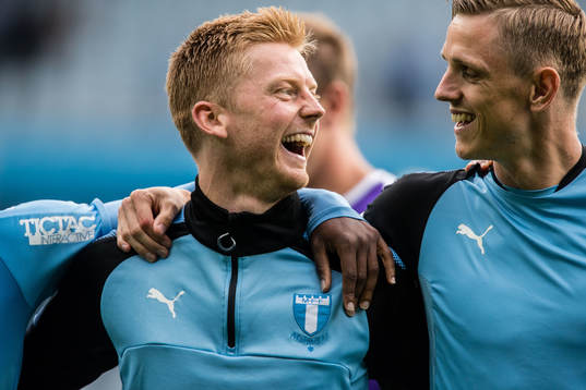 Malmö FFs Anders Christiansen jublar