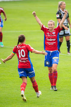 Vittsjös Emma Lundh jublar