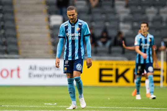 Djurgårdens Erik Johansson deppar