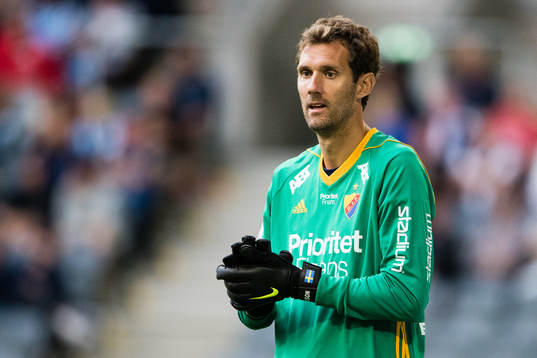 Djurgårdens målvakt Andreas Isaksson