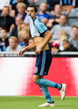 Djurgårdens Haris Radetinac deppar
