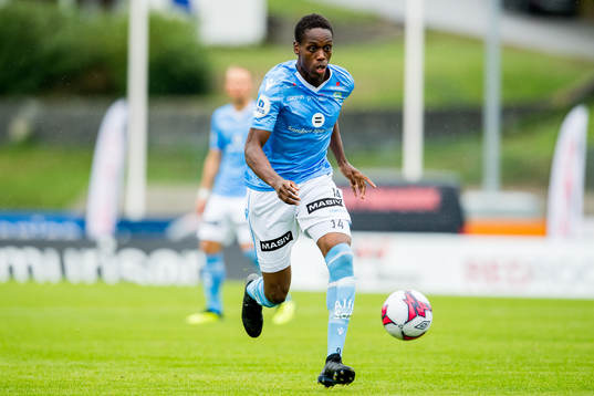 Akinsola Akinyemi of Sandnes Ulf