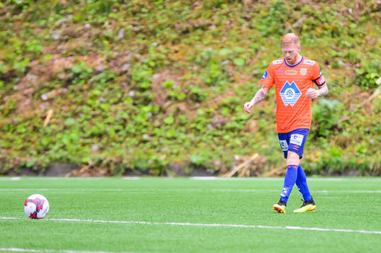 Fredrik Carlsen of Aalesund looks dejected