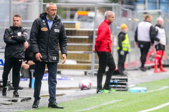Lars Bohinen, head coach of Aalesund,  and Gaute Ugelstad