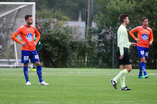 Kaj Ramsteijn of Aalesund and Jonas Grønner of Aalesund