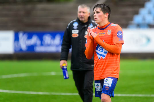 Sondre Fet of Aalesund looks dejected