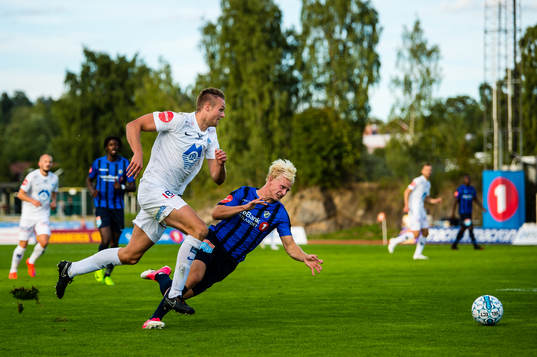 Stian Rode Gregersen of Molde and Jeppe Arctander Moe of