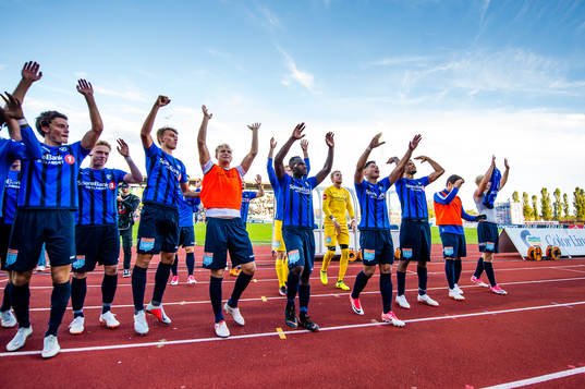 Stabæk players celebrates