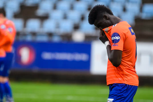 Pape Habib Gueye of Aalesund looks dejected