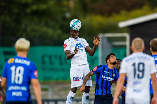Babacar Sarr of Molde and Ohikhuaeme Anthony Omoijuanfo