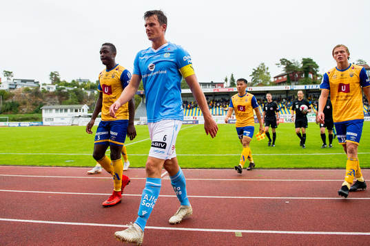 Niels Vorthoren of Sandnes Ulf at half-time