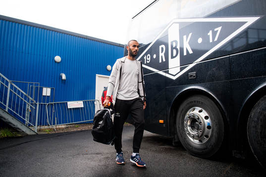 Issam Jebali of Rosenborg leaves the arena