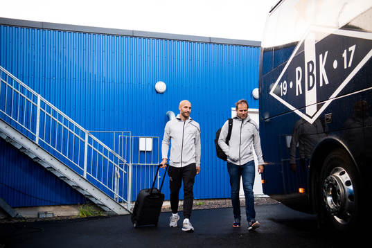 Tore Reginiussen of Rosenborg leaves the arena
