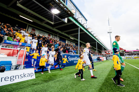 Birger Meling and goalkeeper André Hansen of Rosenborg