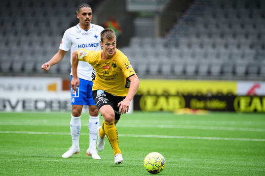 Elfsborgs Simon Olsson och Norrköpings Alexander Jakobsen