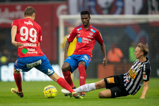 Landskronas Melvin Frithzell och Helsingborgs Mohammed