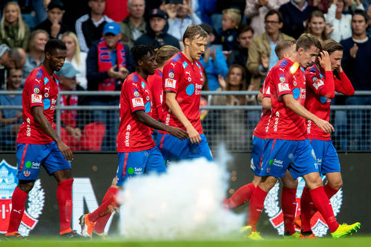 Det kastas ett knallskott på Helsingborgs Andri Runar