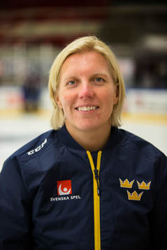 Sveriges förbundskapten Ylva Martinsen