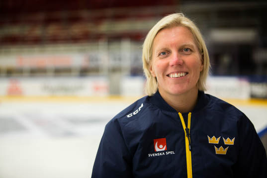 Sveriges förbundskapten Ylva Martinsen