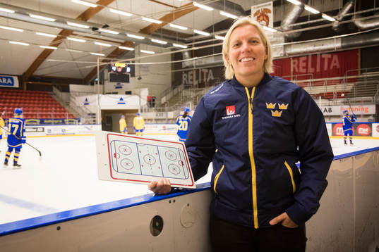 Sveriges förbundskapten Ylva Martinsen