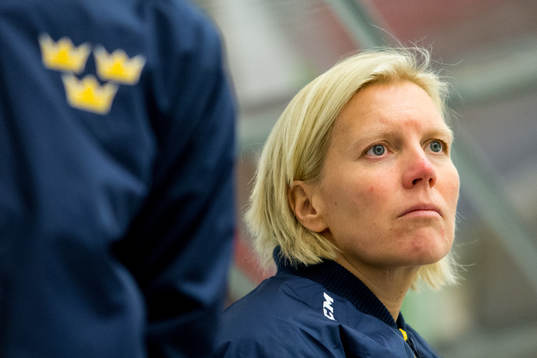 Sveriges förbundskapten Ylva Martinsen
