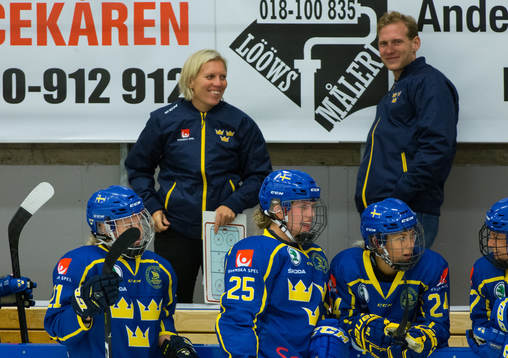 Sveriges förbundskapten Ylva Martinsen