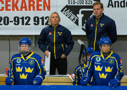 Sveriges förbundskapten Ylva Martinsen