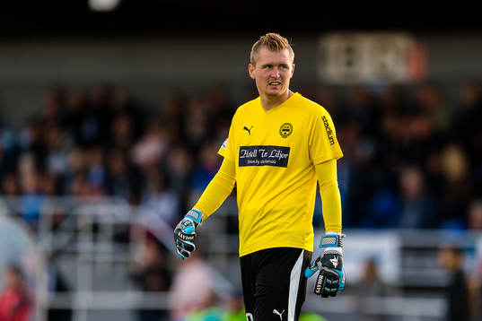 Värnamos målvakt Tobias Andersson