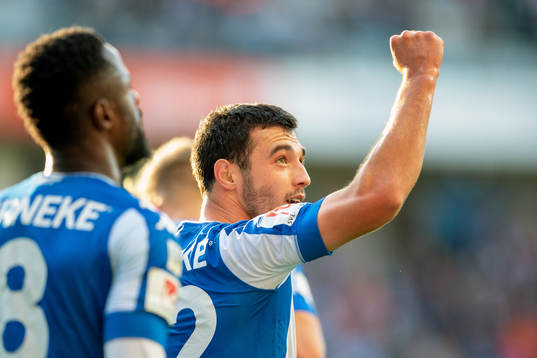 IFK Göteborgs Giorgi Kharaishvili jublar