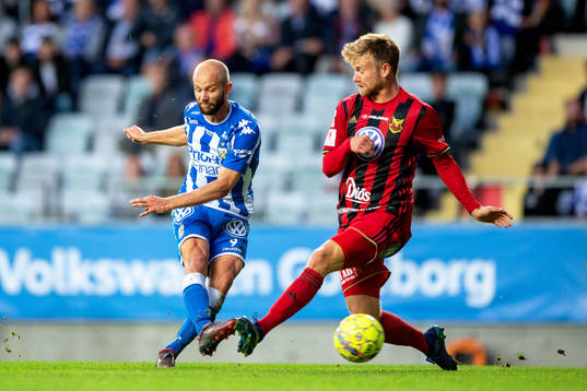 IFK Göteborgs Robin Söder och Östersunds Dennis Widgren