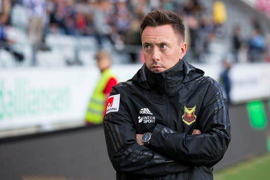 Östersunds tränare Ian Burchnall