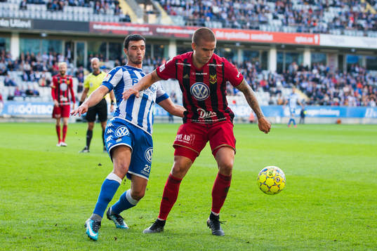 IFK Göteborgs Giorgi Kharaishvili mot Östersunds Douglas