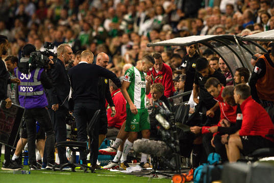 Hammarbys Nikola Djurdjic har ont