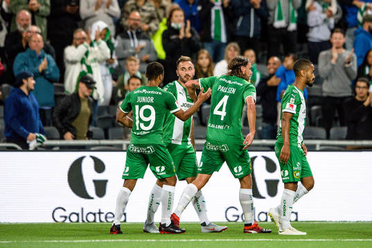 Hammarbys Muamer Tankovic jublar