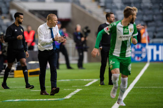 Hammarbys tränare Stefan Billborn