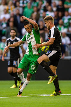 Hammarbys Nikola Djurdjic och Örebros Michael Almebäck