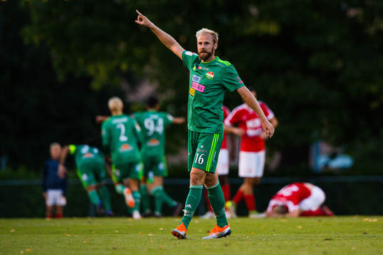 Dalkurds Markus Thorbjörnsson jublar