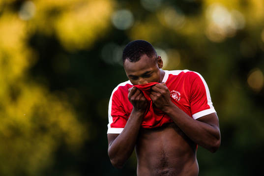 Karlbergs Modou Gassama deppar