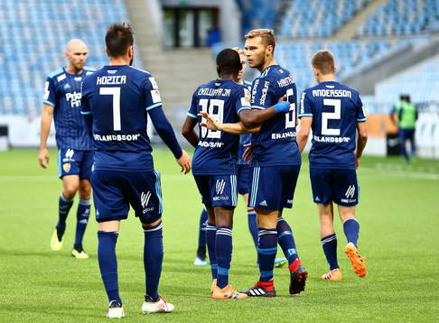 Djurgårdens Jesper Karlström jublar