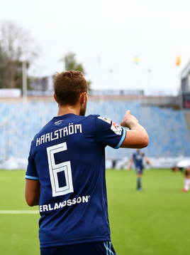 Djurgårdens Jesper Karlström jublar