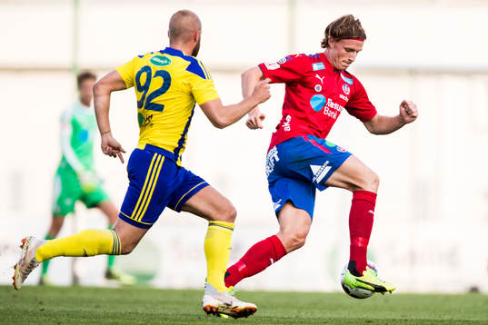 under fotbollsmatchen i Svenska cupen mellan Eskilsminne