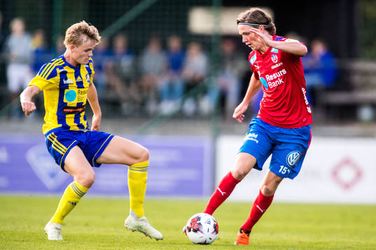Eskilsminnes Filip Lundeberg och Helsingborgs Max Svensson