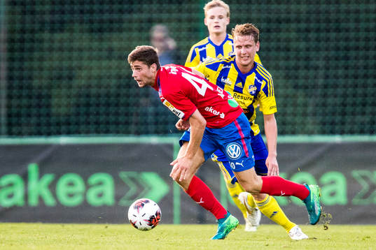 Helsingborgs Mattias Almeida Sundell och Eskilsminnes
